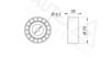 AUTEX 651477 Deflection/Guide Pulley, v-ribbed belt